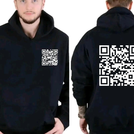 🔥Last Day Promotion - 49% OFF🎁Funny FU QR Code Hoodie