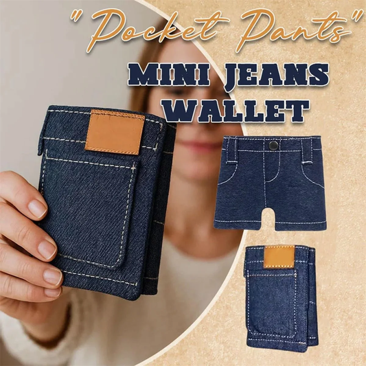 🔥Last Day Promotion - 49% OFF🎁Pocket Pants Mini Jeans Wallet